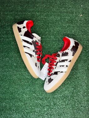 NEW Adidas Samba OG ‘Cow Print Aurora Coffee’ Women’s Size 8 KI6956